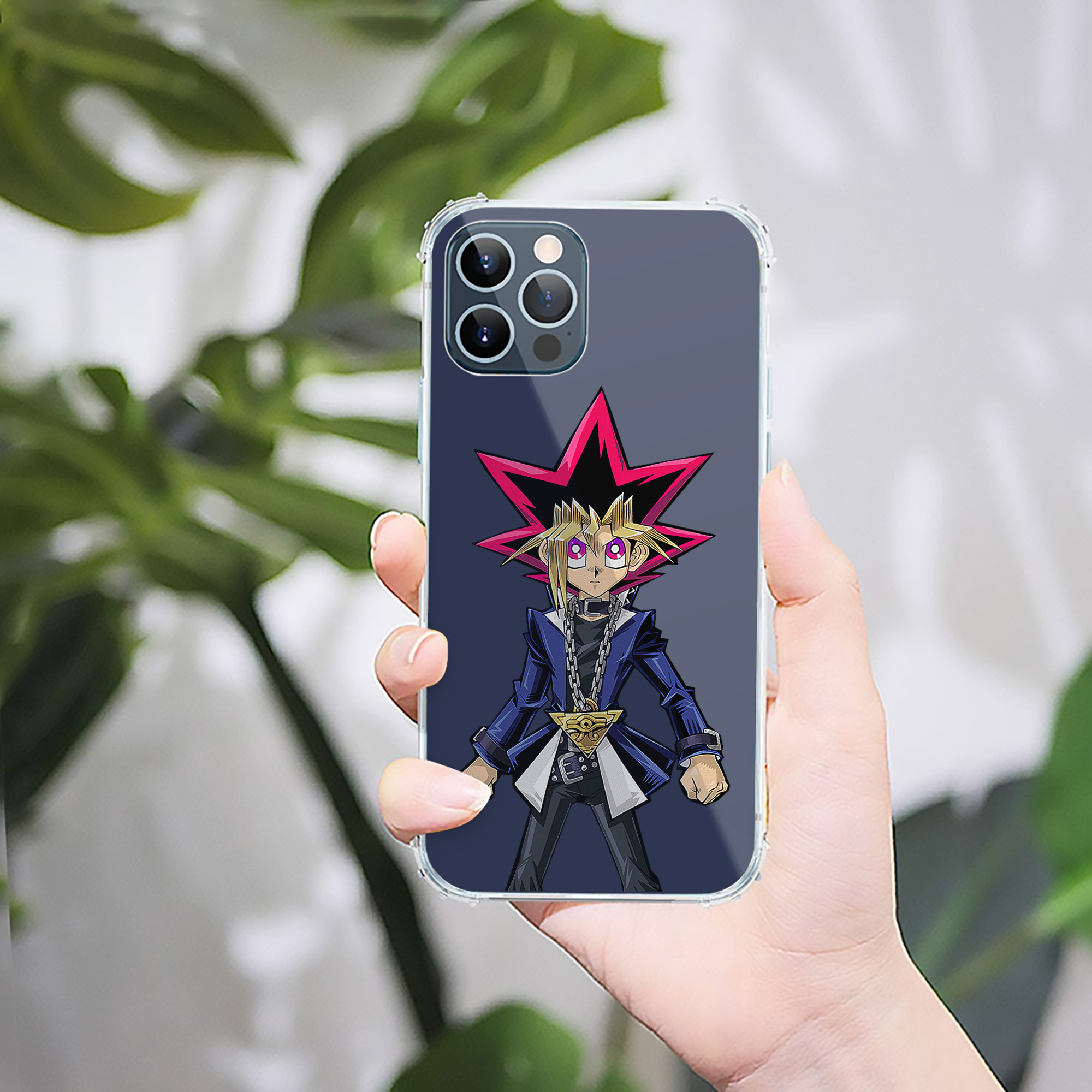 （画像用） 遊☆戯☆王 Yu-Gi-Oh! 【iPhone 12シリーズ対応】透明スマホケース（クリアソフトケース）